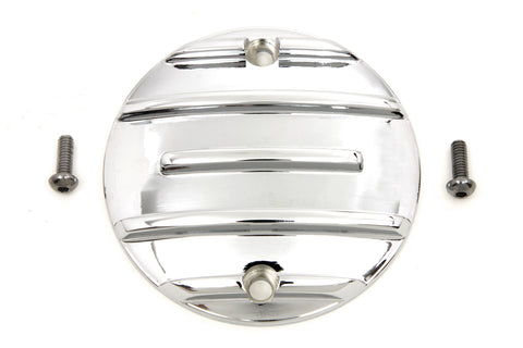 Finned Ignition System Cover Chrome - V-Twin Mfg.
