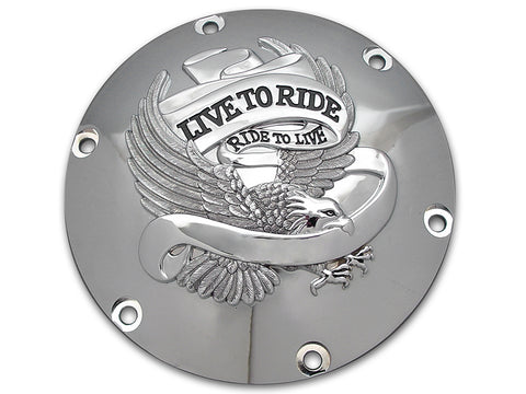 Eagle Spirit Derby Cover Chrome - V-Twin Mfg.