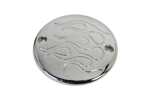 Chrome 2-Hole Flame Ignition System Cover - V-Twin Mfg.