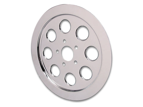Inner Pulley Cover 70 Tooth Chrome - V-Twin Mfg.