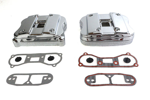 Rocker Box Cover Set Chrome - V-Twin Mfg.
