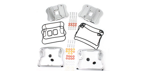 Top Rocker Box Cover and D-Ring Kit Chrome - V-Twin Mfg.