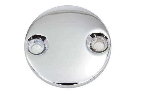 Chrome Primary Cover Clutch Adjuster Cap - V-Twin Mfg.