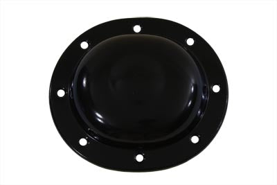 Replica Dimple Steel Derby Cover Black - V-Twin Mfg.