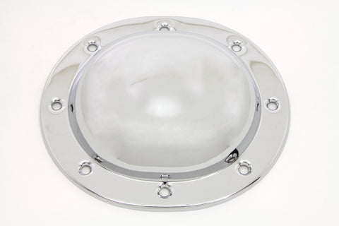 Steel Dimple Derby Cover Chrome - V-Twin Mfg.