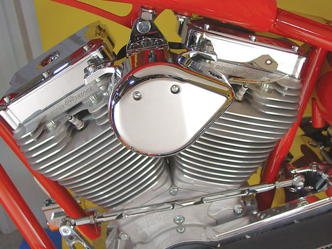Chrome Teardrop Coil Cover - V-Twin Mfg.