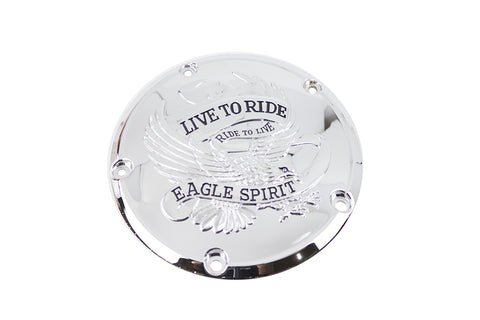 Eagle Spirit Derby Cover Chrome - V-Twin Mfg.