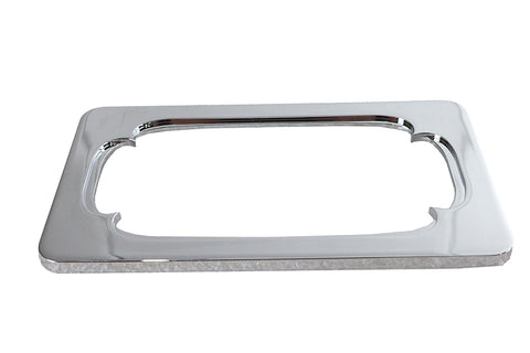 License Plate Frame Thorn Style Chrome Billet - V-Twin Mfg.