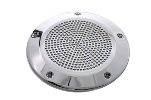 Chrome Perforated 5-Hole Derby Cover - V-Twin Mfg.