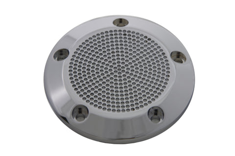 Chrome 5-Hole Perforated Ignition System Cover - V-Twin Mfg.
