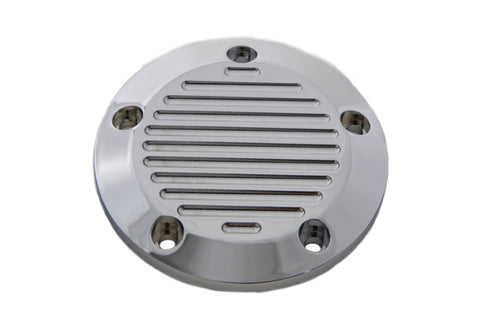 Chrome 5-Hole Ball Milled Ignition System Cover - V-Twin Mfg.