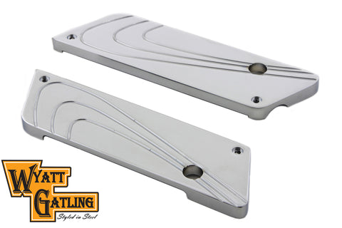 Wyatt Gatling Saddlebag Face Plate - V-Twin Mfg.