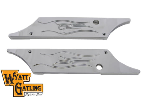 Wyatt Gatling Saddlebag Face Plate - V-Twin Mfg.