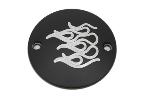 Black Flame Ignition System Cover - V-Twin Mfg.