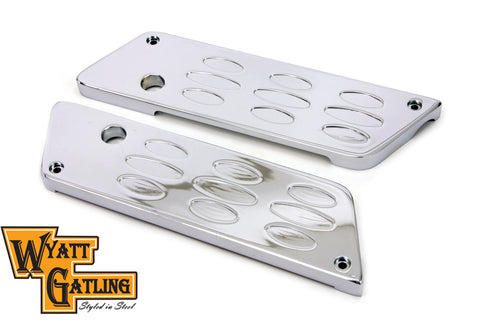 Wyatt Gatling Saddlebag Face Plate - V-Twin Mfg.