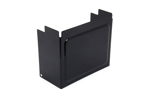 Battery Side Cover Black Embossed - V-Twin Mfg.