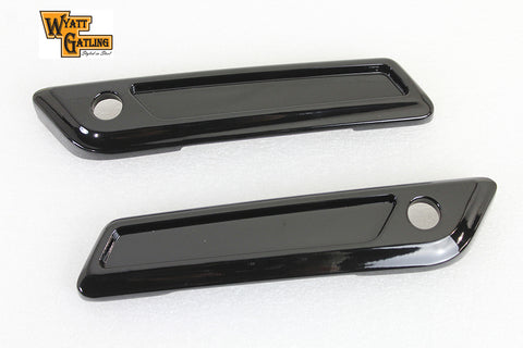 Wyatt Gatling Saddlebag Face Plate Set Die Cast Metal - V-Twin Mfg.