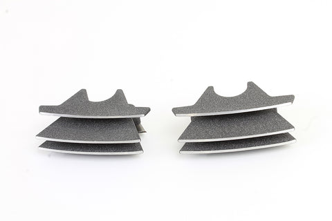 M8 Finned Spark Plug Cover Set Granite - V-Twin Mfg.