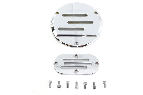Vented Derby and Inspection Cover Kit Billet - V-Twin Mfg.