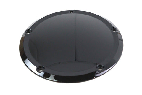 Gloss Black 5 Hole Smooth Derby Cover - V-Twin Mfg.