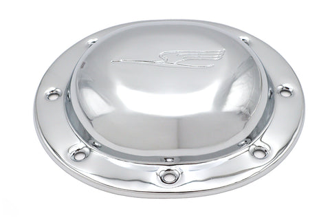 Replica Bird Style Derby Cover Chrome - V-Twin Mfg.