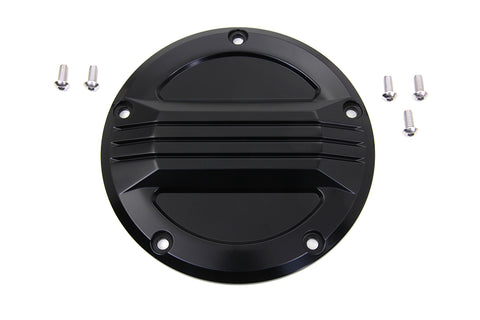 Black Air Flow Derby Cover - V-Twin Mfg.