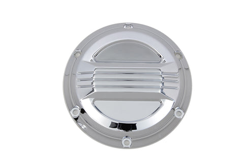 Chrome Air Flow Derby Cover - V-Twin Mfg.