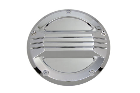 Chrome Air Flow Derby Cover - V-Twin Mfg.