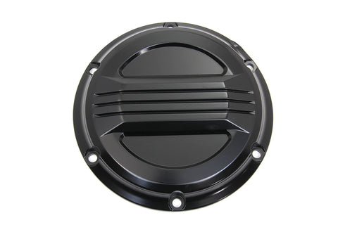 Black Air Flow Derby Cover - V-Twin Mfg.