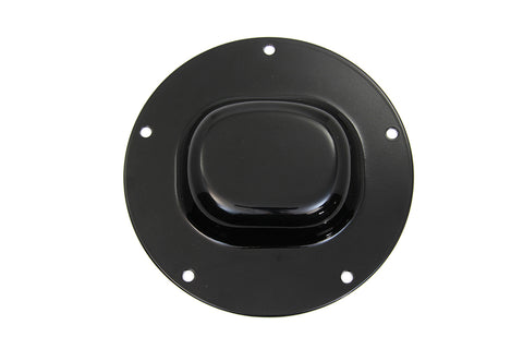 Black Nostalgic 5-Hole Derby Cover - V-Twin Mfg.