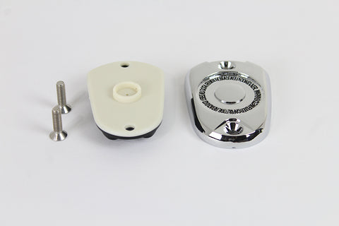 Rear Master Cylinder Cover Chrome - V-Twin Mfg.