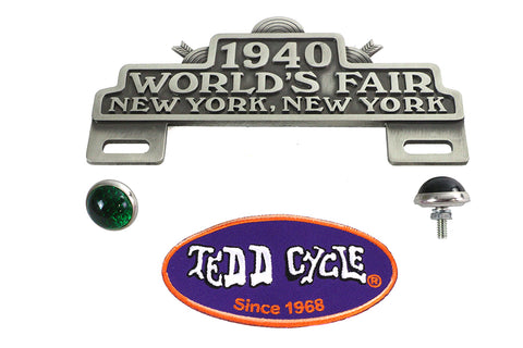 World's Fair License Plate Topper Kit - V-Twin Mfg.