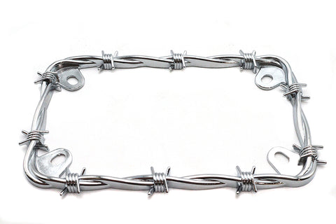 Barbed Wire License Plate Frame - V-Twin Mfg.
