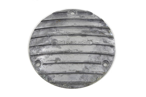 80 Natural Alloy Derby Cover - V-Twin Mfg.