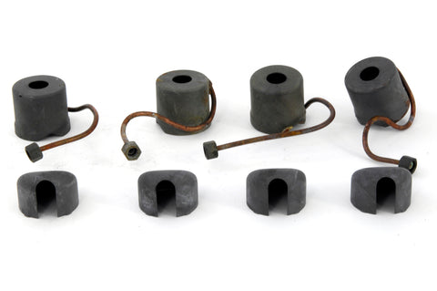 Lower Valve Spring Cup Set Parkerized - V-Twin Mfg.