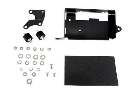 Battery Carrier Kit Black - V-Twin Mfg.