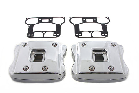 Rocker Box Cover Set Chrome - V-Twin Mfg.