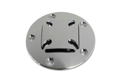 Maltese Ignition System Cover 5-Hole Raised Chrome - V-Twin Mfg.