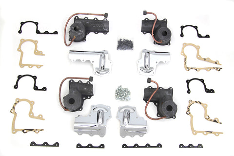 Lower Valve Spring Cup Set Parkerized - V-Twin Mfg.