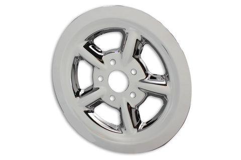 Rear Pulley Cover 68 Tooth Chrome - V-Twin Mfg.