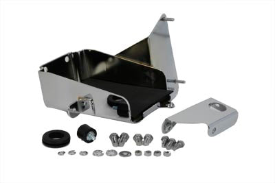 XLH Battery Carrier Kit Chrome - V-Twin Mfg.