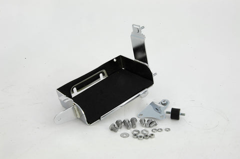 Chrome Battery Carrier Kit - V-Twin Mfg.
