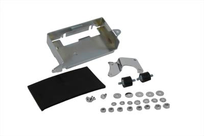 Chrome Battery Carrier Kit - V-Twin Mfg.
