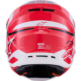 ALPINESTARS SM7 Helmet - Deed - Gloss Red/Black/White - Small 8302426-3139-S