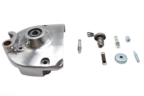 Polished Kick Sprocket Cover Complete - V-Twin Mfg.