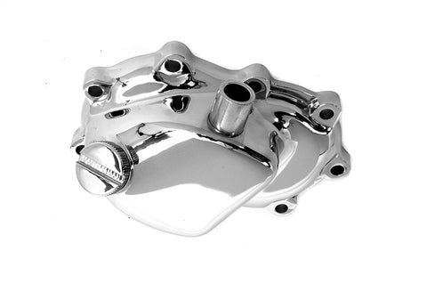 Chrome Transmission End Cover for Electric Start - V-Twin Mfg.