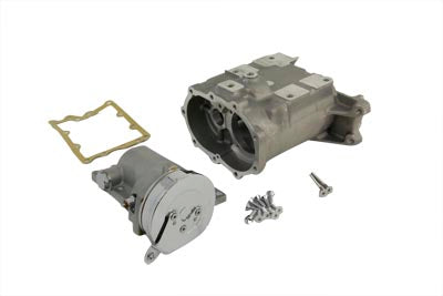 4-Speed Transmission Case with Ratchet Top - V-Twin Mfg.