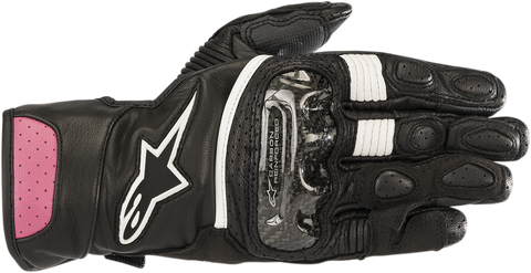 ALPINESTARS Women Stella SP-2 V2 Gloves - Black/Fuchsia - Medium 3518218-1039-M