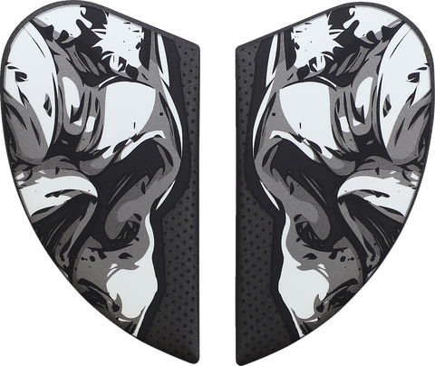 ICON Airform™ Side Plates - Death or Glory - Black 0133-1414