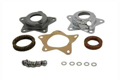 Chrome Wheel Hub Bearing Thrust Plate Kit - V-Twin Mfg.